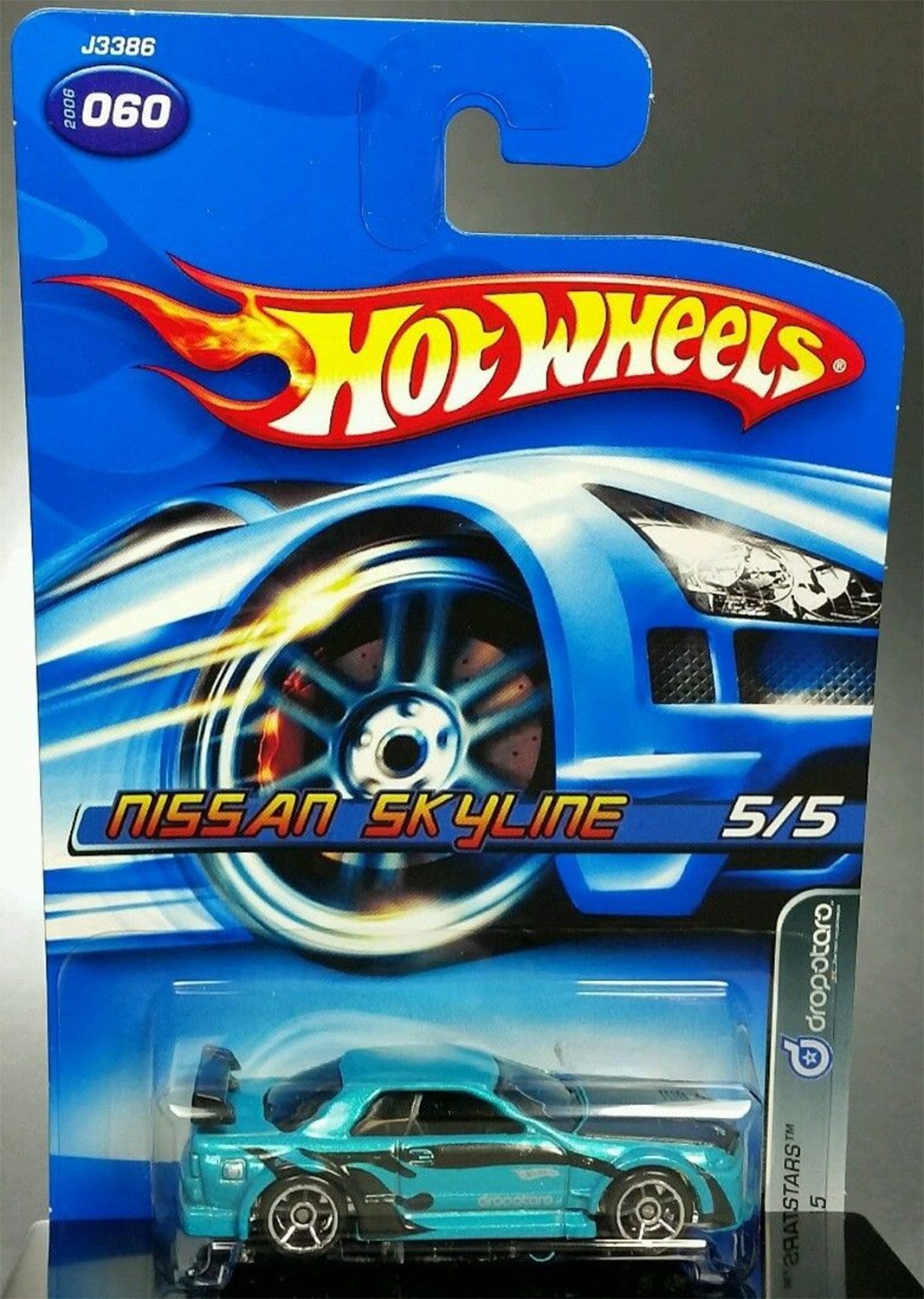Amazon.com: Dropstars #5 Nissan Skyline Metalflake Teal Open Hole